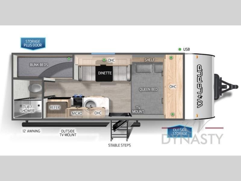 New 2026 Forest River Cherokee Wolf Pup 16LP available in Bunker Hill, Indiana