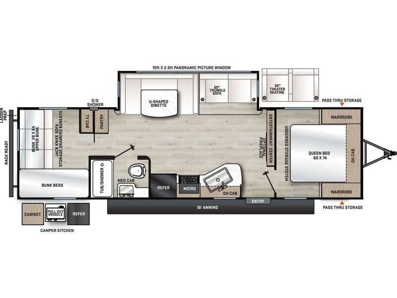 2026 Coachmen Catalina Legacy Edition 293QBCK - New Travel Trailer For Sale by RV Dynasty in Bunker Hill, Indiana features Slideout