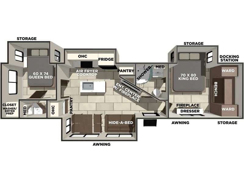 2027 Prime Time LaCrosse 3510DB - New Travel Trailer For Sale by RV Dynasty in Bunker Hill, Indiana features Slideout