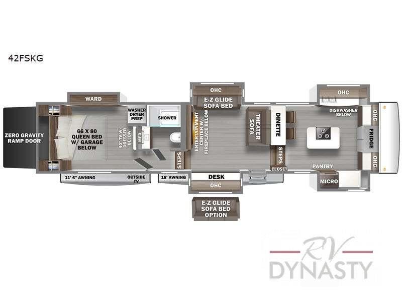 2026 Forest River RiverStone 42FSKG - New Fifth Wheel For Sale by RV Dynasty in Bunker Hill, Indiana