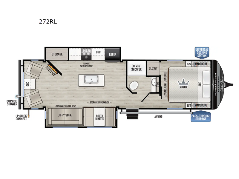 2027 East to West Della Terra 272RL - New Travel Trailer For Sale by RV Dynasty in Bunker Hill, Indiana features Slideout