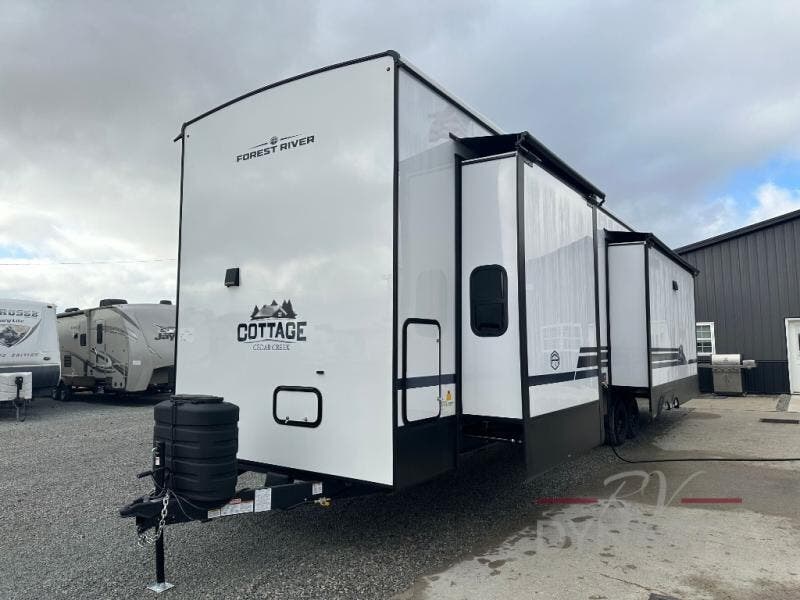 2025 Cedar Creek Cottage 40CRS by Forest River from RV Dynasty in Bunker Hill, Indiana