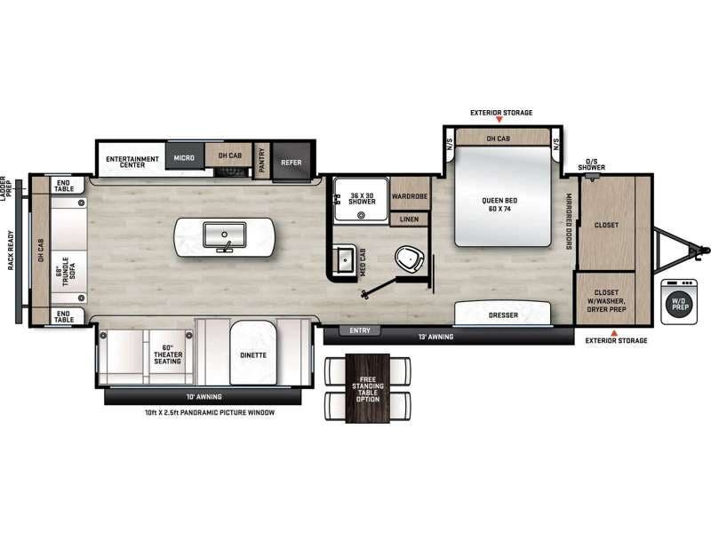 2026 Coachmen Catalina Legacy Edition 313RLTS - New Travel Trailer For Sale by RV Dynasty in Bunker Hill, Indiana features Slideout