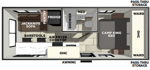 2027 Forest River Tracer 220RS - New Travel Trailer For Sale by RV Dynasty in Bunker Hill, Indiana