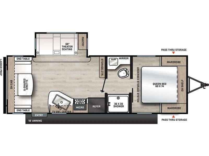 2026 Coachmen Catalina Summit Series 8 231MKS - New Travel Trailer For Sale by RV Dynasty in Bunker Hill, Indiana features Slideout