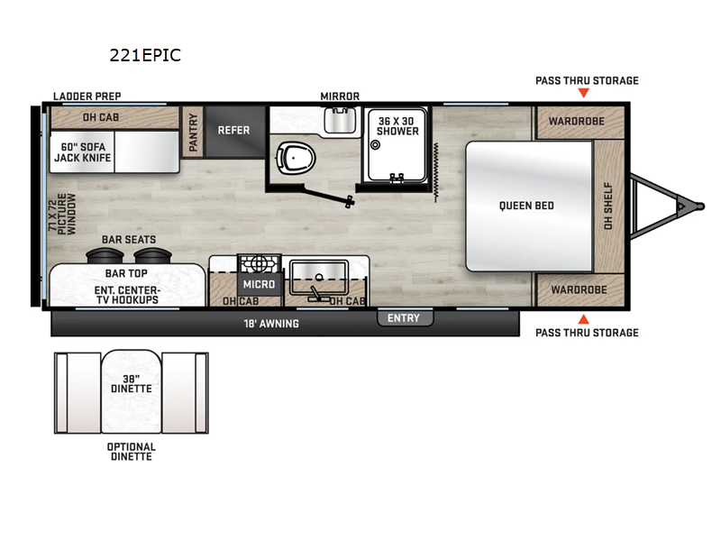 2026 Coachmen Catalina Summit Series 8 221EPIC - New Travel Trailer For Sale by RV Dynasty in Bunker Hill, Indiana