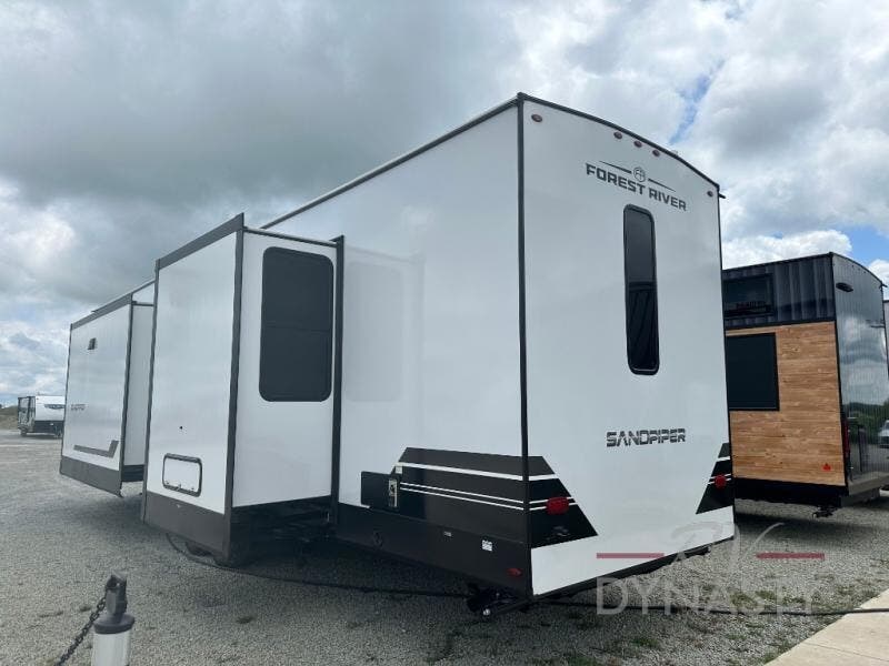 New 2026 Forest River Sandpiper Destination Trailers 389HBFL available in Bunker Hill, Indiana