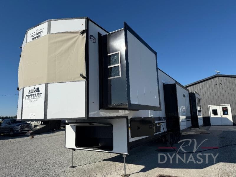 2026 Cedar Creek Cottage Fifth Wheels 412FWC by Forest River from RV Dynasty in Bunker Hill, Indiana