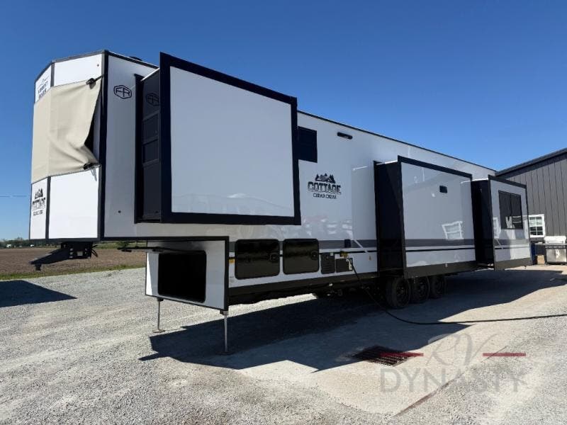 2026 Cedar Creek Cottage Fifth Wheels 412FWC by Forest River from RV Dynasty in Bunker Hill, Indiana