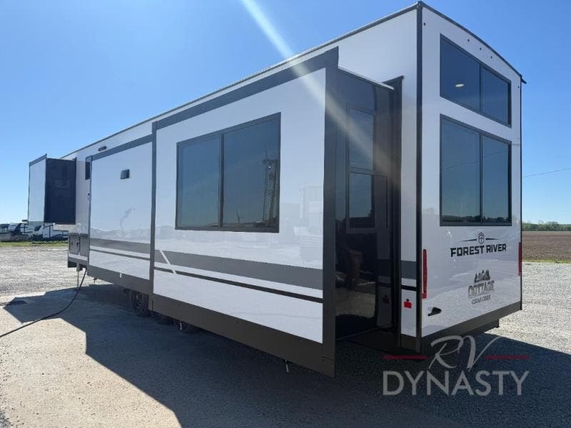 New 2026 Forest River Cedar Creek Cottage Fifth Wheels 412FWC available in Bunker Hill, Indiana