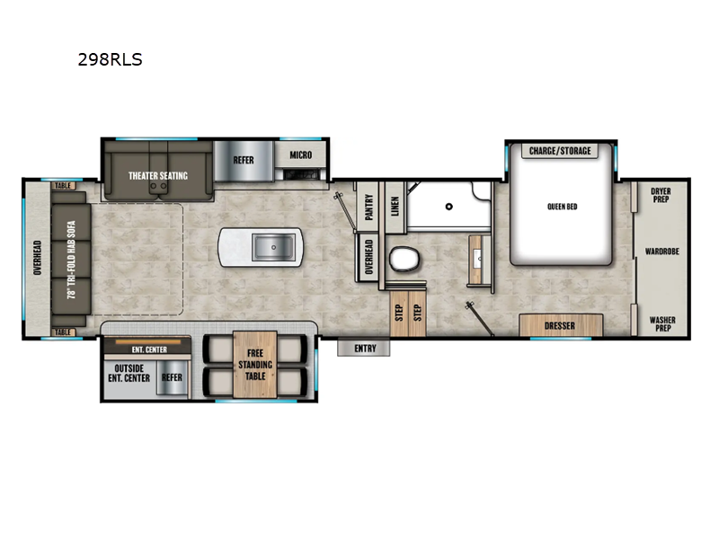 2026 Shasta Phoenix 298RLS - New Fifth Wheel For Sale by RV Dynasty in Bunker Hill, Indiana features Slideout