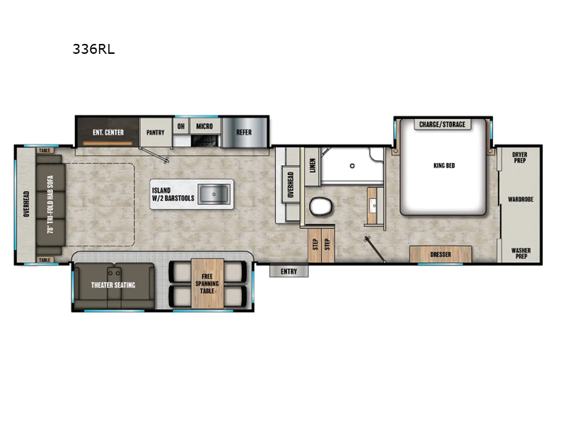 2026 Shasta Phoenix 336RL - New Fifth Wheel For Sale by RV Dynasty in Bunker Hill, Indiana features Slideout
