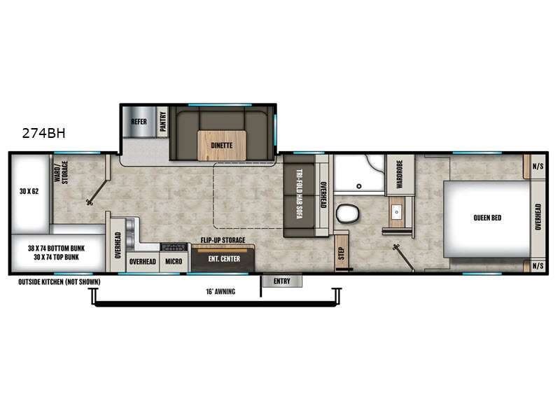 2026 Shasta Phoenix Lite 274BH - New Fifth Wheel For Sale by RV Dynasty in Bunker Hill, Indiana features Slideout