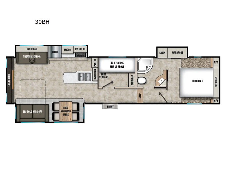2027 Shasta Phoenix Lite 30BHS - New Fifth Wheel For Sale by RV Dynasty in Bunker Hill, Indiana features Slideout