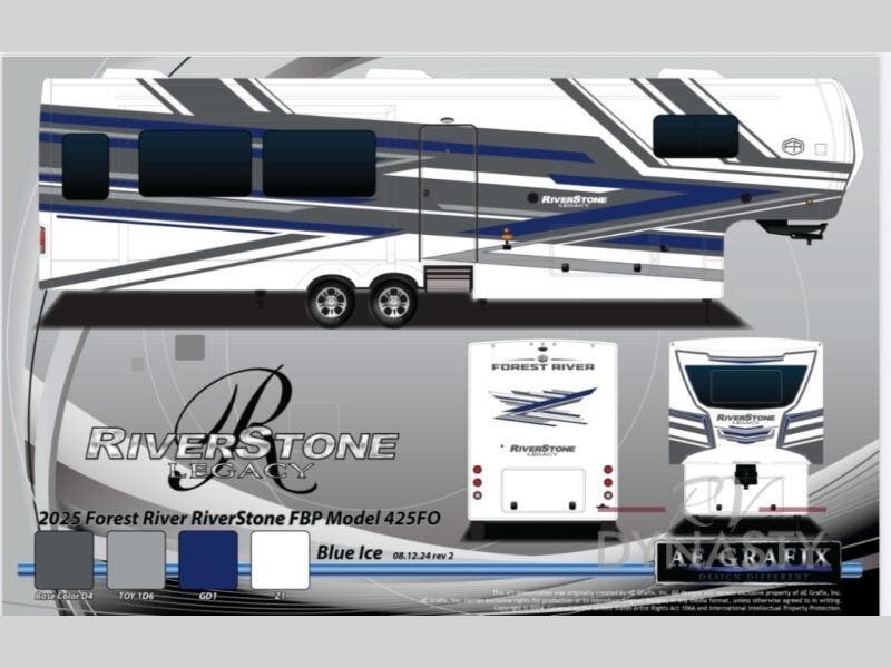 2026 RiverStone 43BFC by Forest River from RV Dynasty in Bunker Hill, Indiana