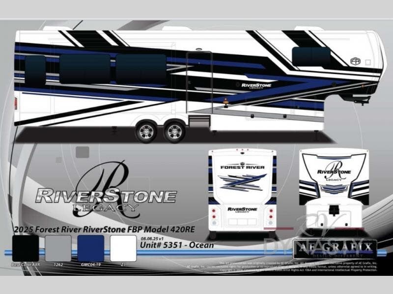 New 2026 Forest River RiverStone 420RE available in Bunker Hill, Indiana