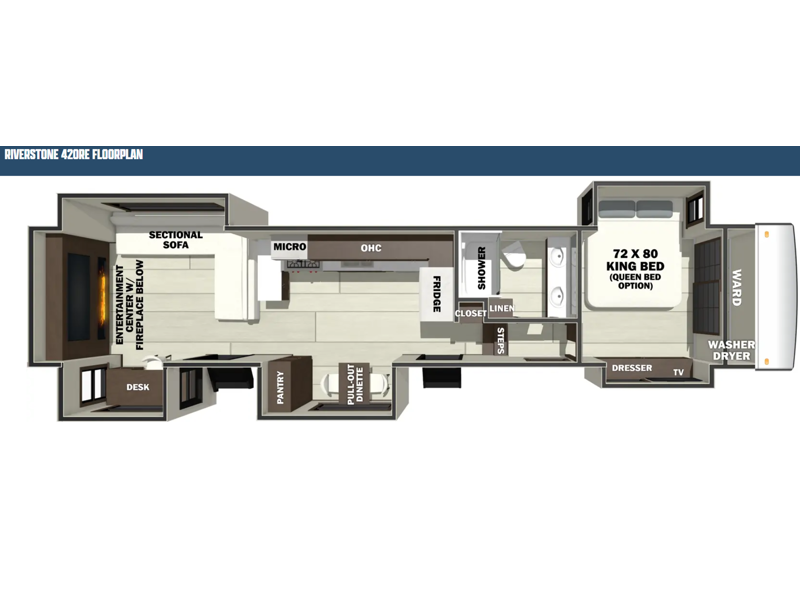 2026 Forest River RiverStone 420RE - New Fifth Wheel For Sale by RV Dynasty in Bunker Hill, Indiana