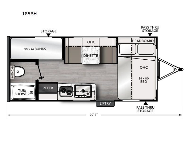2026 Coachmen Apex Nano 185BH - New Travel Trailer For Sale by RV Dynasty in Bunker Hill, Indiana