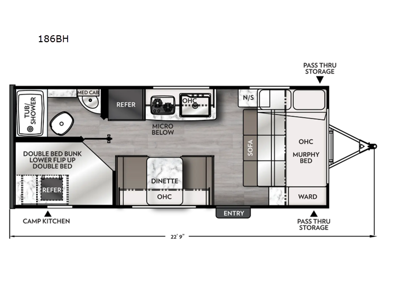 2026 Coachmen Apex Nano 186BH - New Travel Trailer For Sale by RV Dynasty in Bunker Hill, Indiana