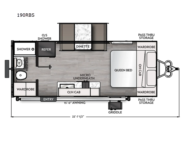 2026 Coachmen Apex Nano 190RBS - New Travel Trailer For Sale by RV Dynasty in Bunker Hill, Indiana features Slideout