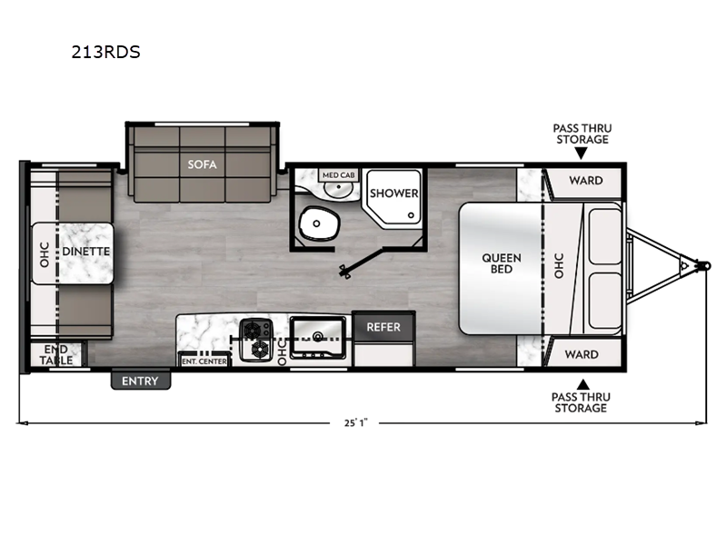 2026 Coachmen Apex Nano 213RDS - New Travel Trailer For Sale by RV Dynasty in Bunker Hill, Indiana features Slideout