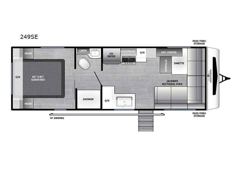 2027 Coachmen Freedom Express Select 249SE - New Travel Trailer For Sale by RV Dynasty in Bunker Hill, Indiana