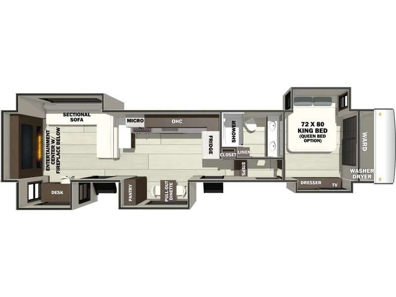 2026 Forest River RiverStone 420RE - New Fifth Wheel For Sale by RV Dynasty in Bunker Hill, Indiana