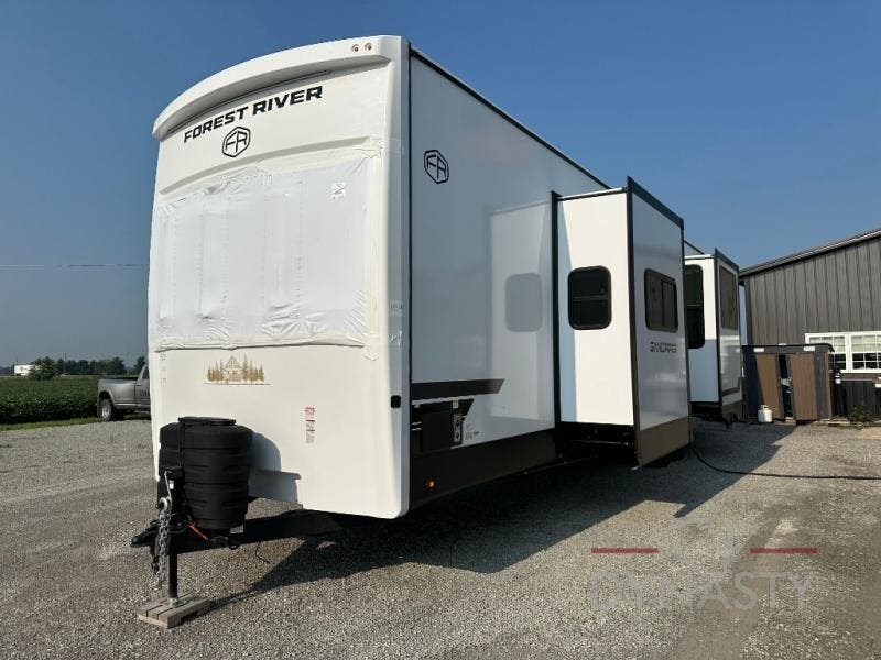 2026 Sandpiper Destination Trailers 396RKLR by Forest River from RV Dynasty in Bunker Hill, Indiana