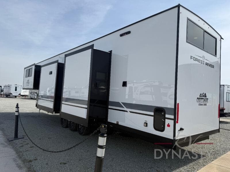 New 2026 Forest River Cedar Creek Cottage Fifth Wheels 413FWC available in Bunker Hill, Indiana