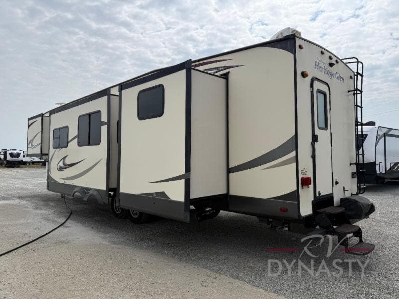 Used 2018 Forest River Wildwood Heritage Glen 356QB available in Bunker Hill, Indiana