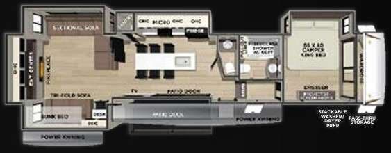 2026 Forest River Cherokee Sabre 38RVHUNTER - New Fifth Wheel For Sale by RV Dynasty in Bunker Hill, Indiana