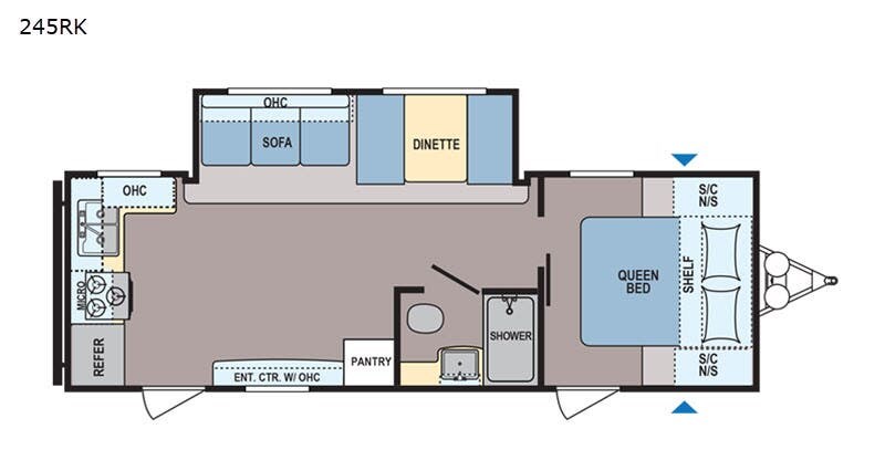 2019 Coleman Lantern Series 245RK - Used Travel Trailer For Sale by RV Dynasty in Bunker Hill, Indiana features Slideout