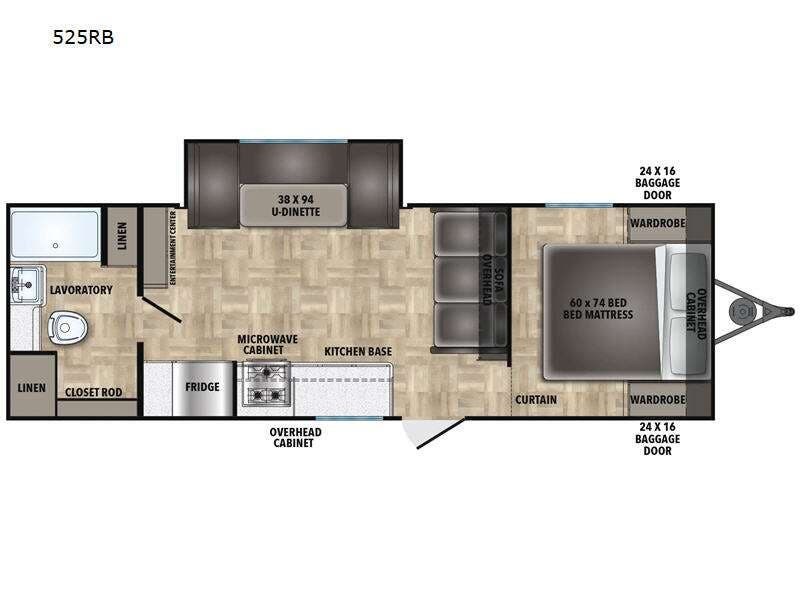 2023 Shasta I-5 Edition 525RB - Used Travel Trailer For Sale by RV Dynasty in Bunker Hill, Indiana features Slideout