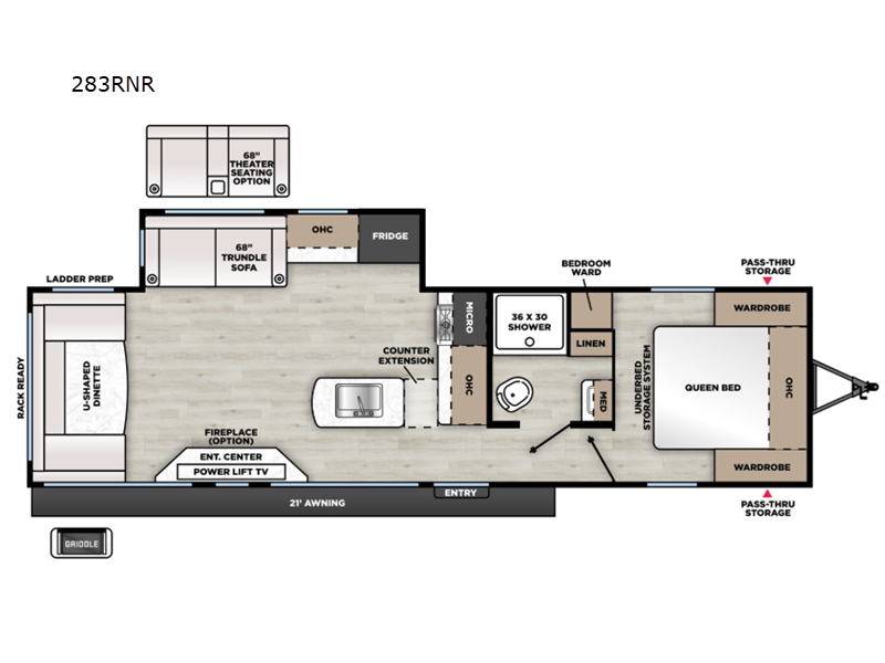 2026 Coachmen Catalina Legacy Edition 283RNR - New Travel Trailer For Sale by RV Dynasty in Bunker Hill, Indiana features Slideout