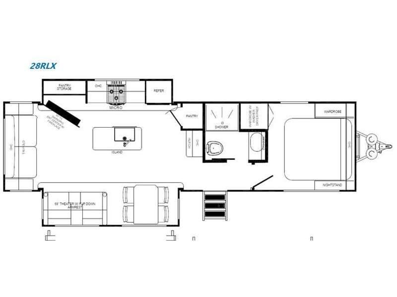 2027 Forest River Cherokee Alpha Wolf 28RLX-L - New Travel Trailer For Sale by RV Dynasty in Bunker Hill, Indiana