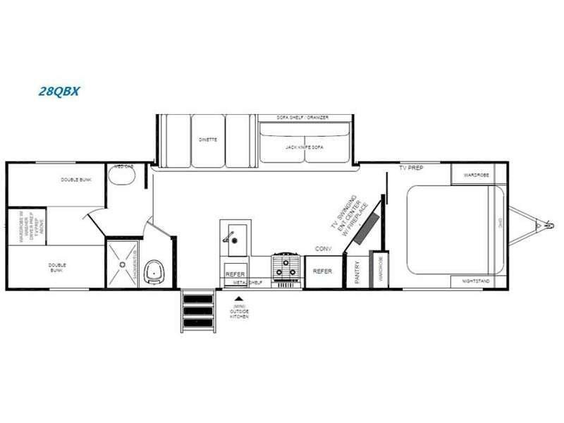 2027 Forest River Cherokee Alpha Wolf 28QBX-L - New Travel Trailer For Sale by RV Dynasty in Bunker Hill, Indiana