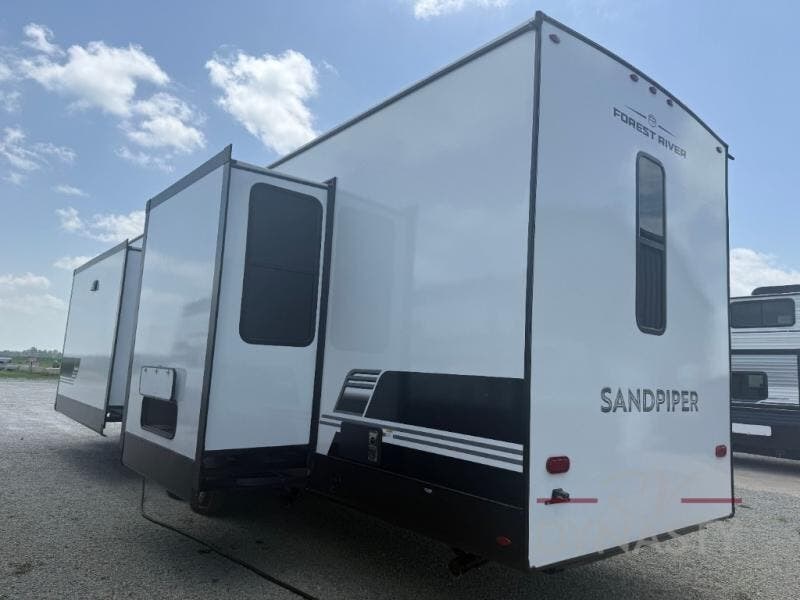 New 2027 Forest River Sandpiper Destination Trailers 389HBFL available in Bunker Hill, Indiana