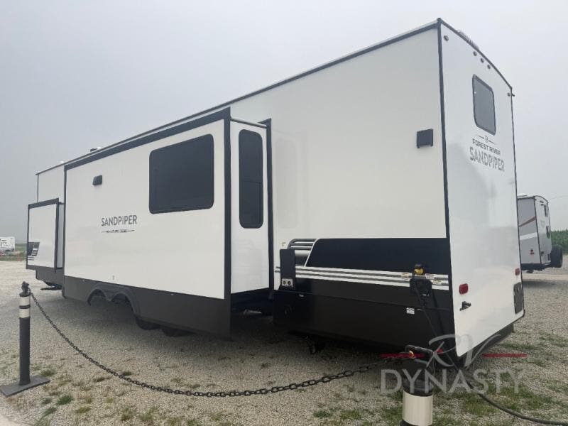New 2027 Forest River Sandpiper Destination Trailers 411DBDL available in Bunker Hill, Indiana