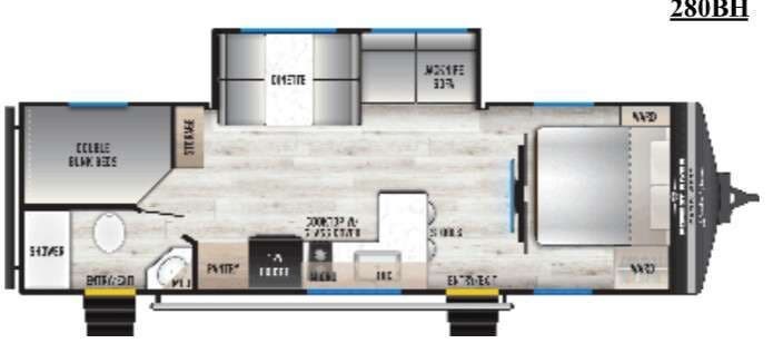 2027 East to West Della Terra 280BH - New Travel Trailer For Sale by RV Dynasty in Bunker Hill, Indiana