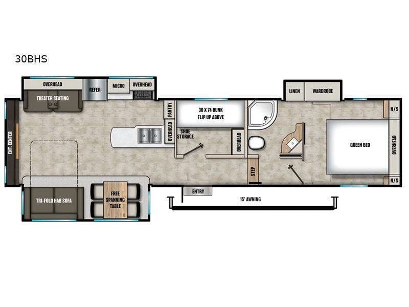 2027 Shasta Phoenix Lite 30BHS - New Fifth Wheel For Sale by RV Dynasty in Bunker Hill, Indiana features Slideout