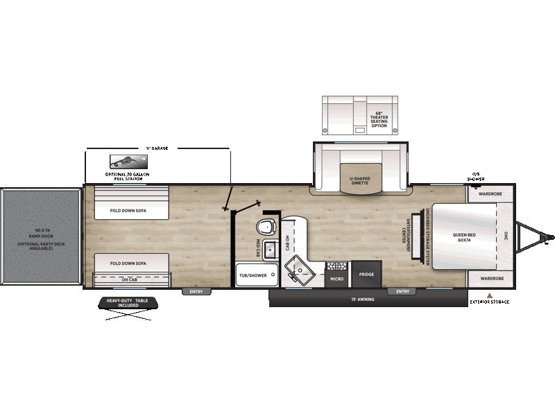 2027 Coachmen Catalina Trail Blazer 28THXL - New Toy Hauler For Sale by RV Dynasty in Bunker Hill, Indiana