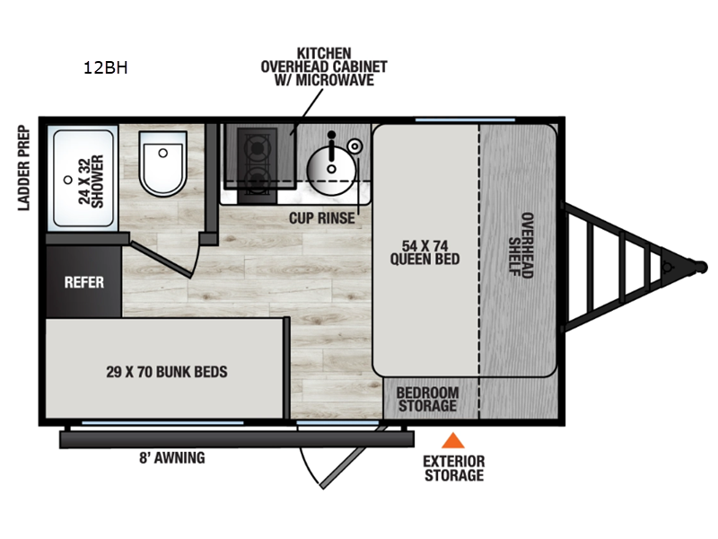 2027 Forest River Viking 3K Series 12BH - New Travel Trailer For Sale by RV Dynasty in Bunker Hill, Indiana