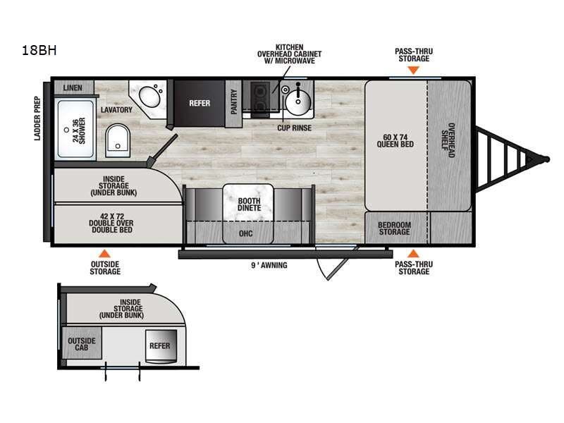 2027 Forest River Viking 4K Series 18BH - New Travel Trailer For Sale by RV Dynasty in Bunker Hill, Indiana