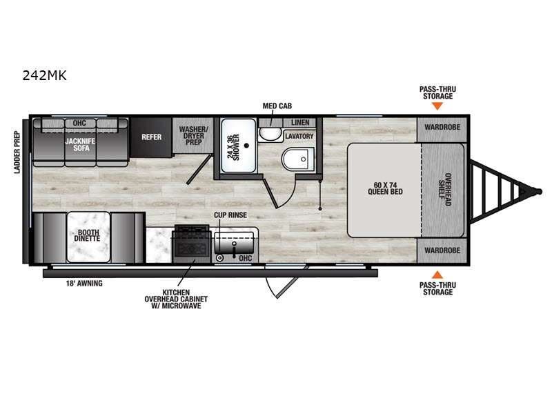 2027 Forest River Viking 5K Series 242MK - New Travel Trailer For Sale by RV Dynasty in Bunker Hill, Indiana