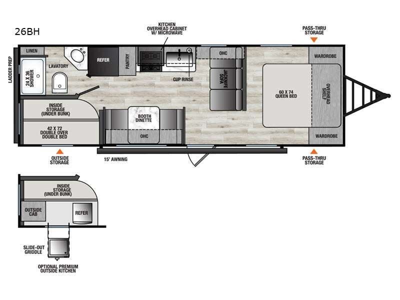 2027 Forest River Viking 5K Series 26BH - New Travel Trailer For Sale by RV Dynasty in Bunker Hill, Indiana