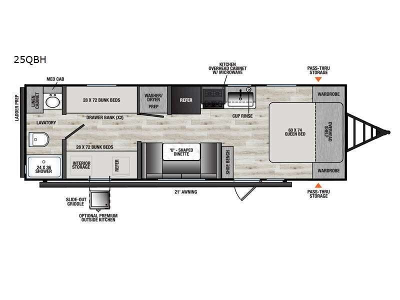 2027 Forest River Viking 5K Series 25QBH - New Travel Trailer For Sale by RV Dynasty in Bunker Hill, Indiana