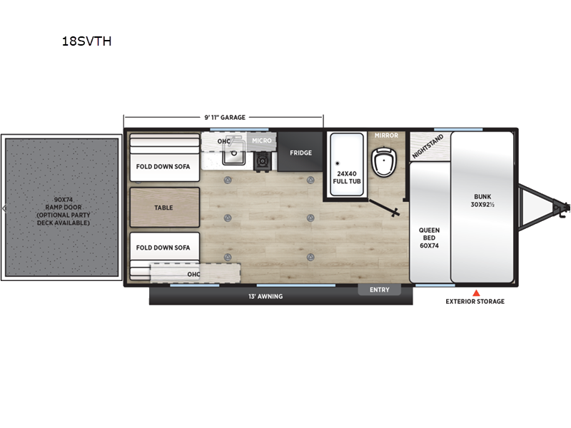 2027 Coachmen Catalina Trail Blazer 18SVTH - New Toy Hauler For Sale by RV Dynasty in Bunker Hill, Indiana
