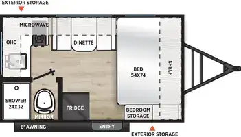 2027 Forest River Viking Trail Edition 12RKX - New Travel Trailer For Sale by RV Dynasty in Bunker Hill, Indiana
