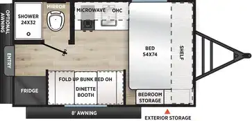 2027 Forest River Viking Trail Edition 12REX - New Travel Trailer For Sale by RV Dynasty in Bunker Hill, Indiana