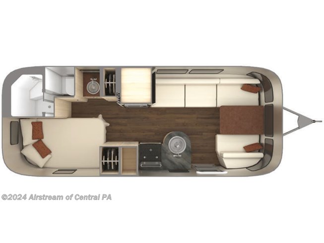 2021 Airstream International 23CB floorplan image